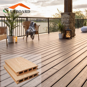 Bon <span class=keywords><strong>effet</strong></span> antidérapant Decking Matériaux de construction et Wpc Diy Deck Tile - Product Image 2