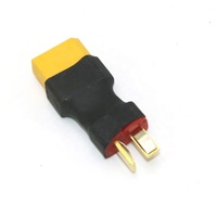 Adaptateur Uangel T mâle vers XT60 mâle, adaptateur T femelle vers XT60 femelle pour connecteur de batterie LiPo d'hélicoptère RC et quadricoptère