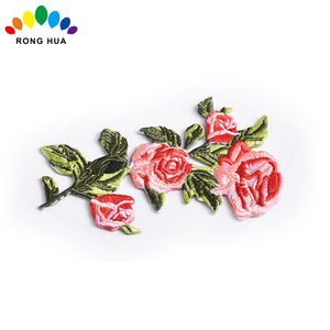 Bordado personalizado con logotipo de flor, letras en inglés, planchar en la ropa, parches de Towe 85 - Product Image 6