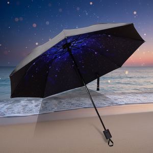 Parapluie personnalisé, parapluie imperméable, facile à transporter, parapluie de voyage 8K, parapluie pliable en 3 sections - Product Image 3