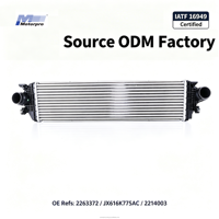 Intercooler OE 2263372 2214003 para Ford Focus IV, Reemplazo de Fábrica ODM, Enfriador de Aire 30480, 698x189x30mm