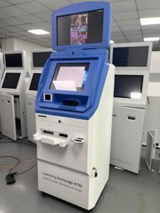 Kyc ตู้ ATM เครื่องแลกเปลี่ยนเงินสดเข้า/ออกแบบอัตโนมัติ, ซอฟต์แวร์พร้อมบริการตนเองหน้าจอสัมผัสสัมผัส - Product Image 4