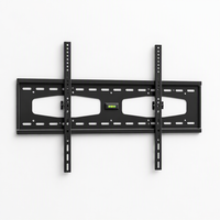 Braket Pemasangan TV Dinding Profesional yang Dapat Disesuaikan, untuk TV LED LCD 45-90 Inch, Kapasitas 65kg, VESA 700x500, Dudukan TV Universal