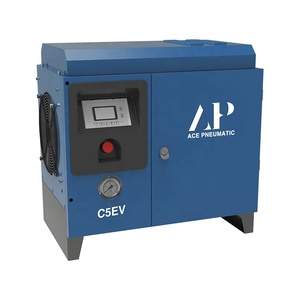 Chất lượng cao 8bar 10BAR tất cả trong một máy nén khí trục vít 5hp 6hp 7HP 10HP Máy nén khí di động một pha - Product Image 1