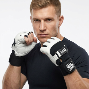 Gants de sport et de musculation personnalisés, respirants, antidérapants, ajustables, à demi-doigts, avec support de poignet à manchette longue pour la gym et l'extérieur - Product Image 1