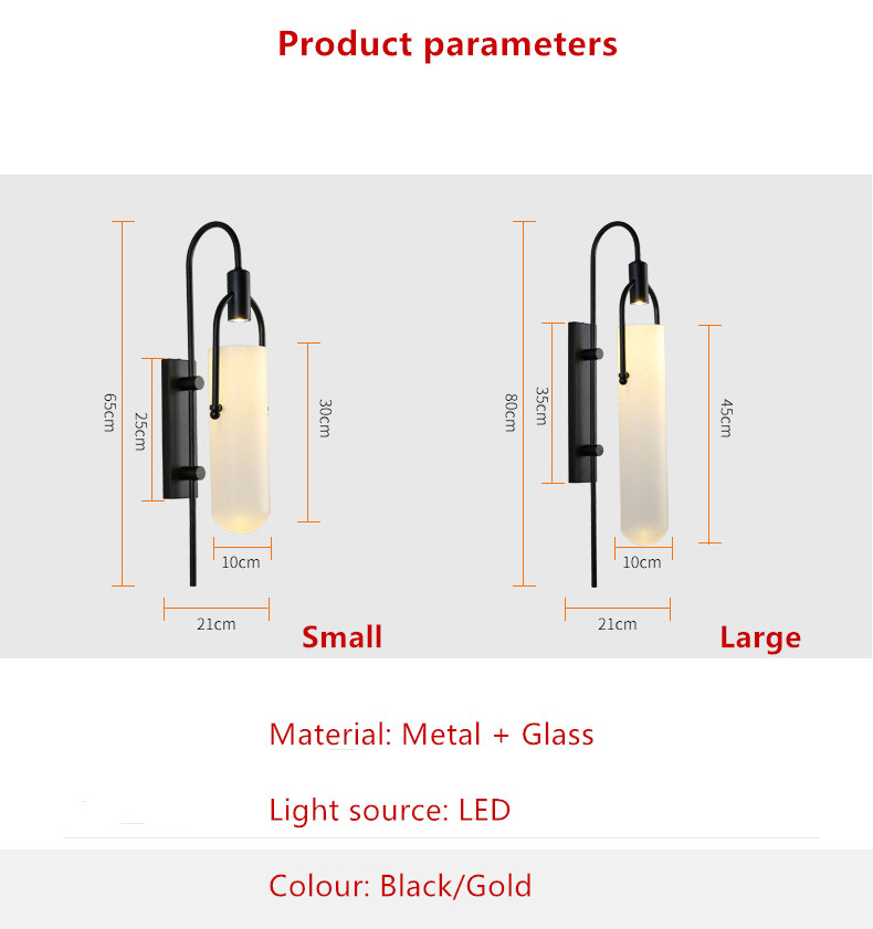 Wall Sconces In Modern Indoor Light Glass Led Lighting Adjustable Brackets Lamp Metal Up Down Color Lamps Arm Luxury Leaf
