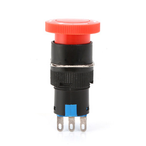 Interrupteur à bouton en plastique pour borne d'information publique, ce robuste interrupteur en plastique résiste à l'usure - Product Image 2