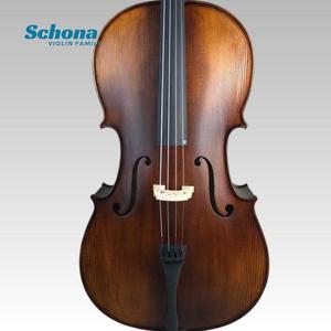 Cello artisanal <span class=keywords><strong>haut</strong></span> <span class=keywords><strong>de</strong></span> <span class=keywords><strong>gamme</strong></span> en érable grain tigre mat, dos et flancs, taille 4/4, pour examen, pratique, performance solo, directement <span class=keywords><strong>de</strong></span> l'usine - Product Image 4
