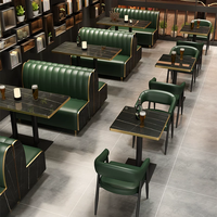 Canapé en cuir classique de luxe, comptoir de bar, table personnalisée, mobilier de discothèque pour KTV, bar et restaurant d'hôtel