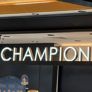 لافتة مضيئة بحرف خفيف شعار متجر أكريليك ، لوحة لافتات بحروف ثلاثية الأبعاد ، لافتات خارجية للأعمال - Product Image 4