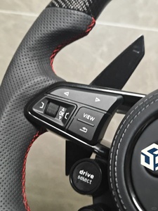 Volante de Fibra de Carbono Forjado para Audi A4 B9 A5 A3 S4 S5 RS4 RS5 2017 2018 2019 2020 2021 <span class=keywords><strong>2022</strong></span> - Product Image 2
