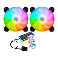Harga Pabrik Kipas Berkualitas Tinggi 120mm 12v Kipas Pendingin 120mm RGB Kipas Pendingin Komputer PC Ventilador Dengan Casing Komputer
