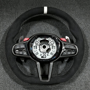 <span class=keywords><strong>Volante</strong></span> de Fibra de Carbono para BMW Serie G F, para G20 330i M340i X3 <span class=keywords><strong>G29</strong></span> M40i G30 540i M550i X5 G05 G08 G80 M3 G42 M240i Lci - Product Image 1