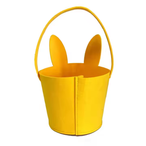 Cesta de conejito de Pascua de fieltro para cesta de Pascua, cesta de lona, cesta de conejito, bolsas de caza de huevos, caza de huevos y sorpresas de dulces - Product Image 4