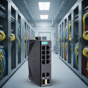 Moxa EDS-2010-ML-2GTXSFP-T Switch Gigabit No Administrado de 8 Puertos, Switch Ethernet Industrial - Product Image 3