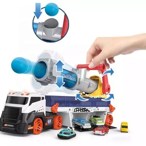Camion de transport <span class=keywords><strong>d</strong></span>'<span class=keywords><strong>artillerie</strong></span> jouet avec tir de balles en mousse EVA, éjection de balles, lumière et son - Product Image 4