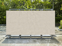 Dalle de pierre artificielle YUSHI beige, pierre frittée, finition mate, pour sol et mur de salle de bain