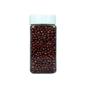 250ml PET Square Plastic Bottle with Screw Cap for Canned Food