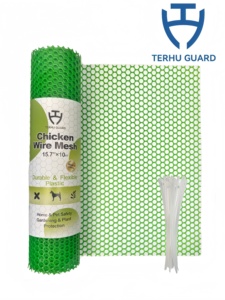 Kunststoff-Gartennetz 40cm*3m 4-25mm Durchmesser Barriere für Gemüsebeet-Trennung Kleintier-Abschreckung Terrassenrand-Umrandung - Product Image 3