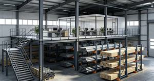 ระบบชั้นลอยคลังสินค้าสำหรับงานหนักจากโรงงาน - Product Image 3