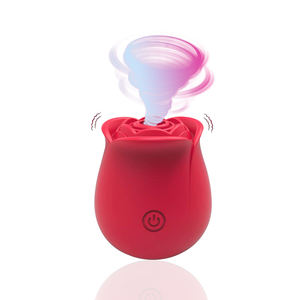 Meist verkaufte wasserdichte Silikon Kitzler Saugen Nippel Stimulator Rose Vibrator Adult Spielzeug für Paare - Product Image 1