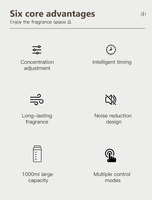 Diffuseur d'huiles essentielles électrique professionnel pour hôtel et bureau, sur pied, avec télécommande Bluetooth