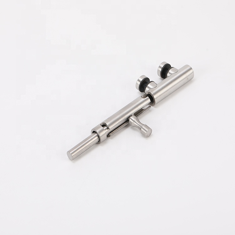 EKOO Modern Stainless Steel Floor Lock Glass Door Stopper Ground Latch For Villa's Swimming Frameless Glass Railing Pool Fence · image 6