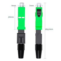 Kit de Herramientas de Conexión Rápida de Fibra Óptica SC 250/900um 2mm y 3mm, Diámetro de Cable 2.0mm x 3.0mm, Compatible con FTTH