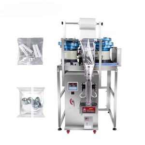 Machine de remplissage automatique électrique directe usine pour aliments, boissons, accessoires de quincaillerie, sachets, noix, snacks, avec pesage quantitatif - Product Image 1