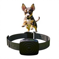 Grenzüberschreitendes Anti-Bell-Gerät für Haustiere, Smart-Halsband, Wasserdicht, Vollautomatisches Schock-Halsband, Bellhemmendes Trainingsgerät für Hunde, ABS