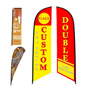 Banderas de Playa Personalizadas Directas de Fábrica, Banderas en Forma de Lágrima, Banderas de Fibra de Vidrio Ecológicas para <span class=keywords><strong>Carreras</strong></span> de Autos, Publicidad Deportiva - Product Image 5