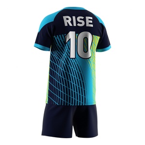 Ensemble de maillot de football respirant pour homme, séchage rapide, durable, maillot et short pour l'entraînement et les matchs - Product Image 2