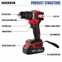 HIERKIN Outils de haute qualité Autres outils Outils d'électricien Batteries Perceuses électriques Machines de perçage Moteur Machine électrique