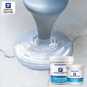 Revestimiento impermeabilizante acrílico elástico para techos, materiales de construcción para techos, revestimiento impermeabilizante de alto rendimiento para techos de viviendas - Product Image 1