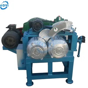 Reclaimed rubber machine rubber and steel wire separator machine tire shredder recycling equipment