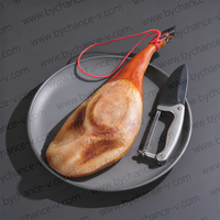Modèle réaliste de jambon ibérique factice, accessoire alimentaire pour le cinéma et le théâtre, jambon réaliste pour le tournage de films, la scène, la télévision, la publicité
