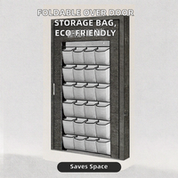 Sac de rangement pliable et écologique à suspendre sur la porte, avec poches en filet pour chaussures, jouets et produits de nettoyage, taille M - Ventes Flash