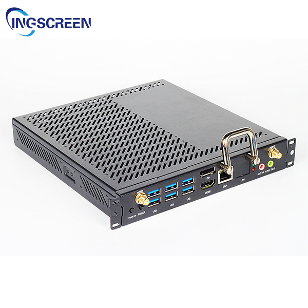 INGSCREEN Ops I3 Gen 8th 2.4G&5G WIFI 4K 60Hz Fanless Aluminum Alloy Case SSD Mini PC New Gaming Embedded Server Firewall