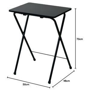 ポータブル折りたたみ式コンピューターデスク工場卸売軽量金属フレームスクエアワークステーションテーブル（家庭用オフィス学習用） - Product Image 6