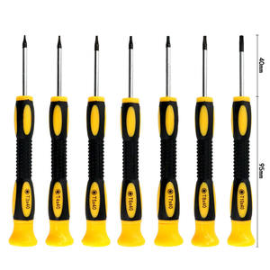 Destornillador <span class=keywords><strong>Torx</strong></span> Hexagonal con Forma de Flor de Ciruelo, Acabado Cromado, Mango de Plástico, Punta Magnética, Herramienta de Reparación de Consolas de Juegos - Product Image 1