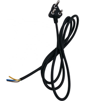 Vente en gros cordon d'alimentation 1.5m 1.8m 3 broches afrique du sud câble d'alimentation cordon d'alimentation pour moniteur d'ordinateur