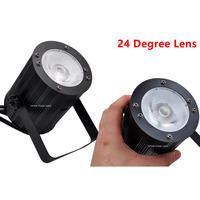 Mini projecteur PAR DMX 50W COB en aluminium moulé, blanc froid, blanc chaud, RGBW