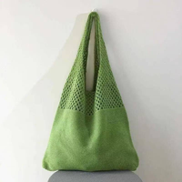 Sacs à main tricotés de créateur pour femme, grands cabas de grande capacité, sacs de plage d'été, grands sacs à bandoulière décontractés tissés ajourés