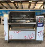 Kommerzieller Industrieller Elektrischer Fleisch-Wurst-Mixer aus Edelstahl mit Hoher Kapazität 50-150KG
