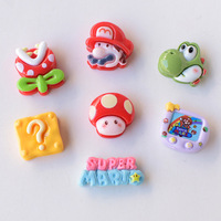 Mini Flatback Résine Charmes Dessin Animé Cabochon Flatback Artisanat Ornements Crème Colle Décorations DIY Accessoires pour Phonecases
