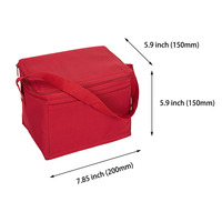 Bolsa Térmica Personalizada con Logotipo para 6 Latas, Bolsa de Almuerzo Aislada Reutilizable para Regalos Corporativos y Eventos Promocionales