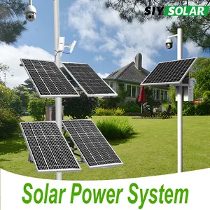 Solar Powered Clean And Eco-Friendly System Withstanding High Temperatures Solar Panel With Lithium Battery Kit