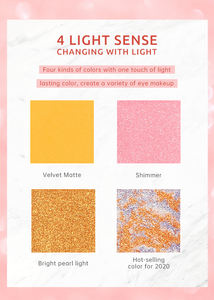 18色闪光闪光哑光眼影调色板Maquiagem化妆化妆粉，制造商贴有标志/图案标签 - Product Image 6