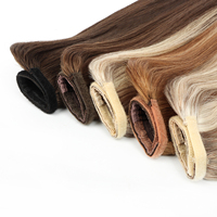 Extensions de cheveux queue de cheval en gros, qualité supérieure, à enrouler, cuticules alignées, 100% cheveux humains bruts