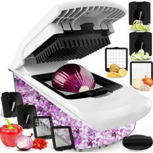 Top Seller New Arrival Manual Multifunctional 18-Piece Vegetable Chopper Onion Cutter <b>Potato</b> Peeler Kitchen Fruits Slicer - Product Image 2